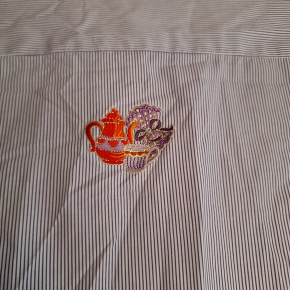 Vintage Red Hat Society By Tia Designs Ruby Elite Long Sleeve Shirt Sz XL - Picture 6 of 10